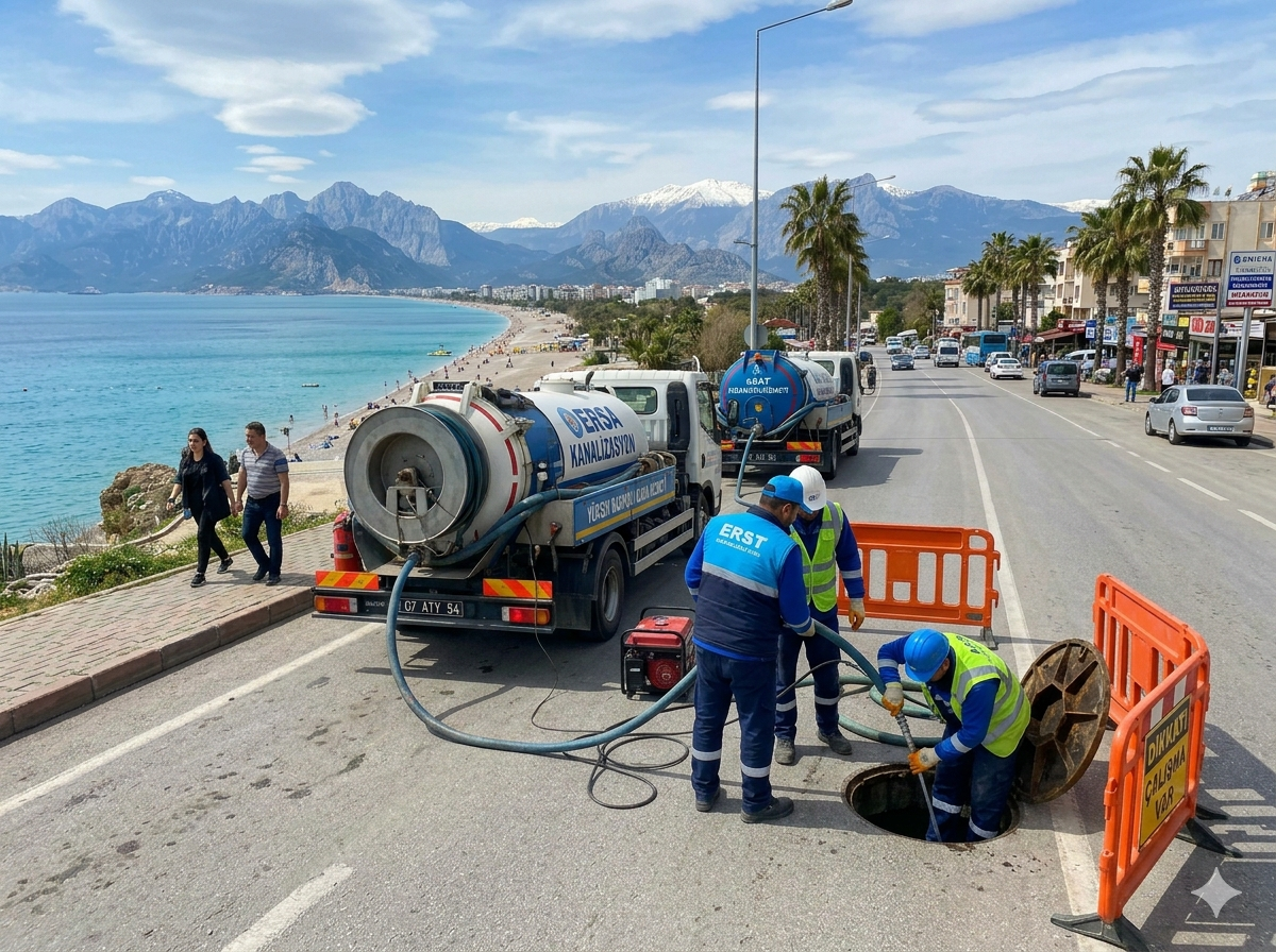antalya kanalizasyon açma