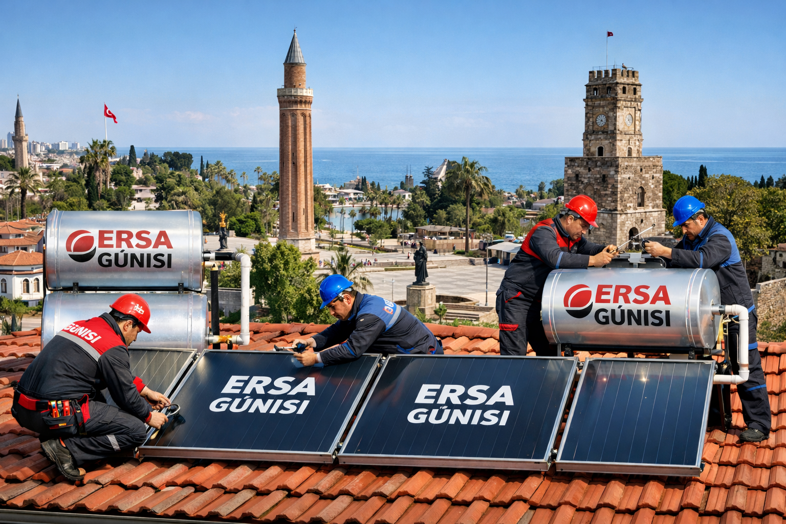 antalya-gunisi-montaji Antalya Sıcak Su Kazanı / Deposu