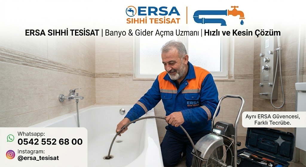 banyo-gideri-acma-fiyat Antalya'da Banyo Gideri Tıkanıklığı Açma