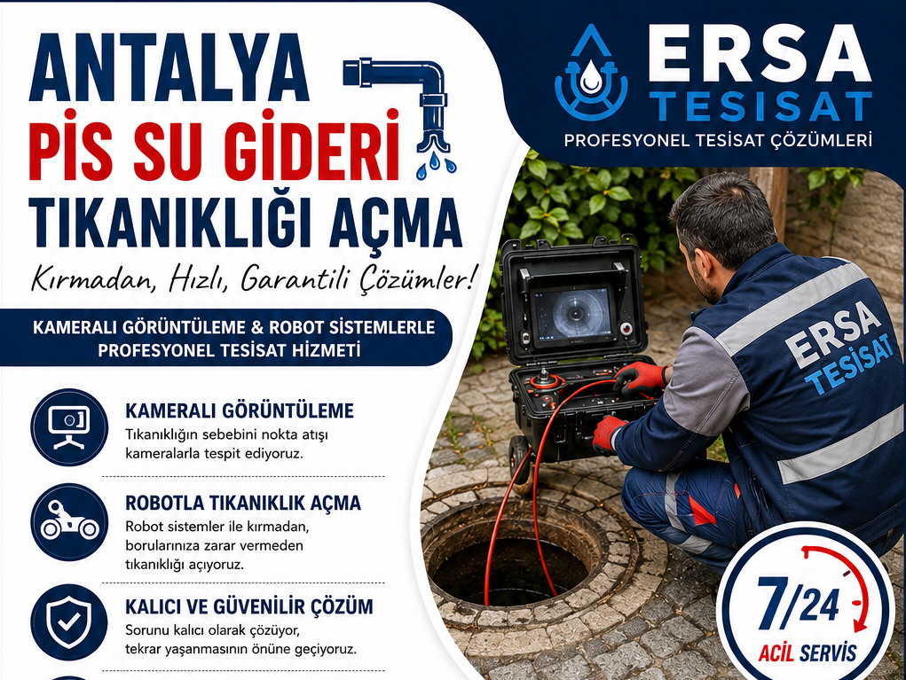 pis-su-gideri-tikanikligi-acma 🚰 Antalya Pis Su Gideri Tıkanıklığı Açma Hizmeti